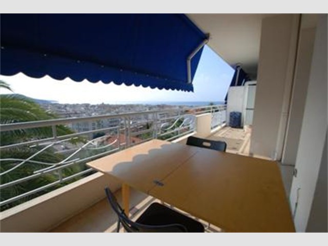 With Table and Awning