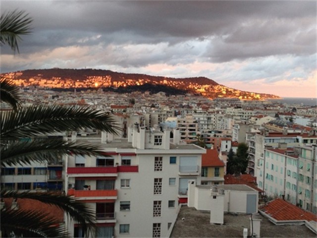Sundown on Mt Boron
